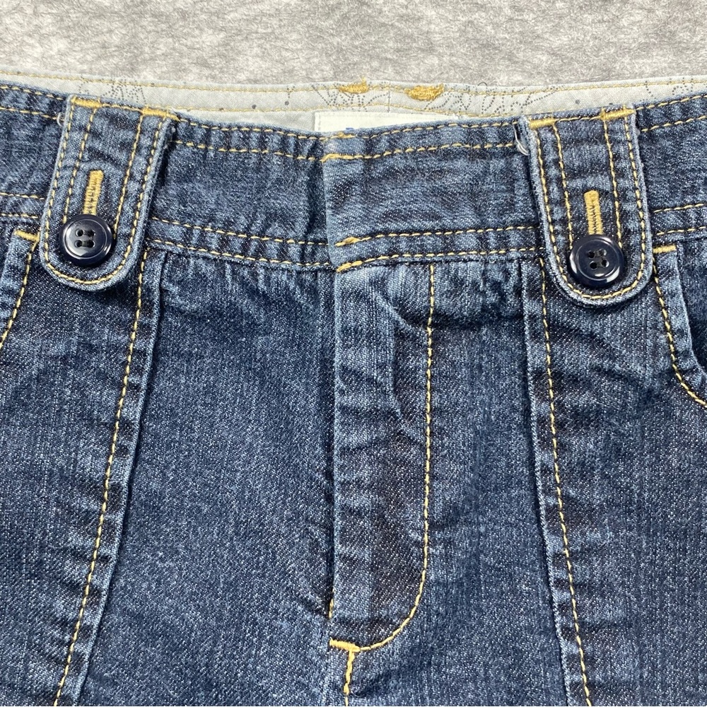 Dockers Womens Blue Denim Cropped Favorite Fit Dark Wash Jeans Size 4 - Picture 5 of 11